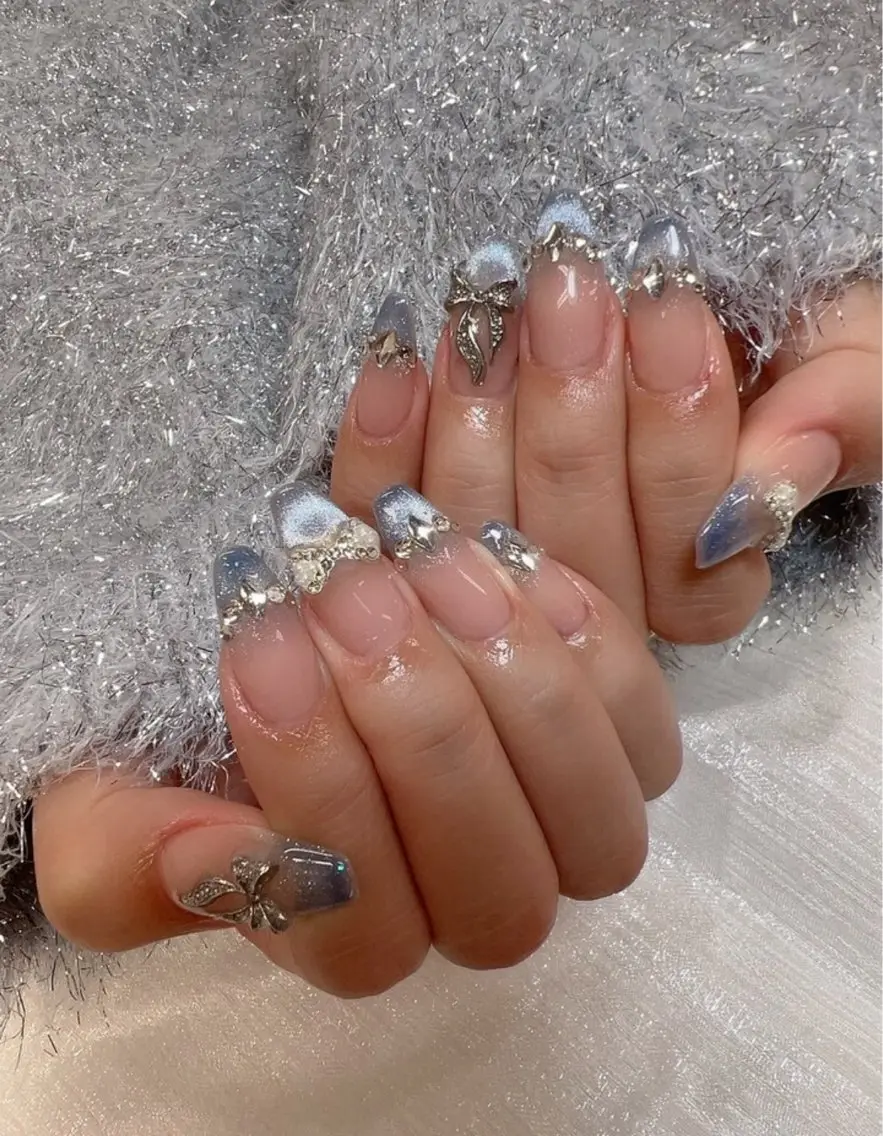 ★チップ長さだし＋ジェル★150分持ち込みやり放題¥14980の写真