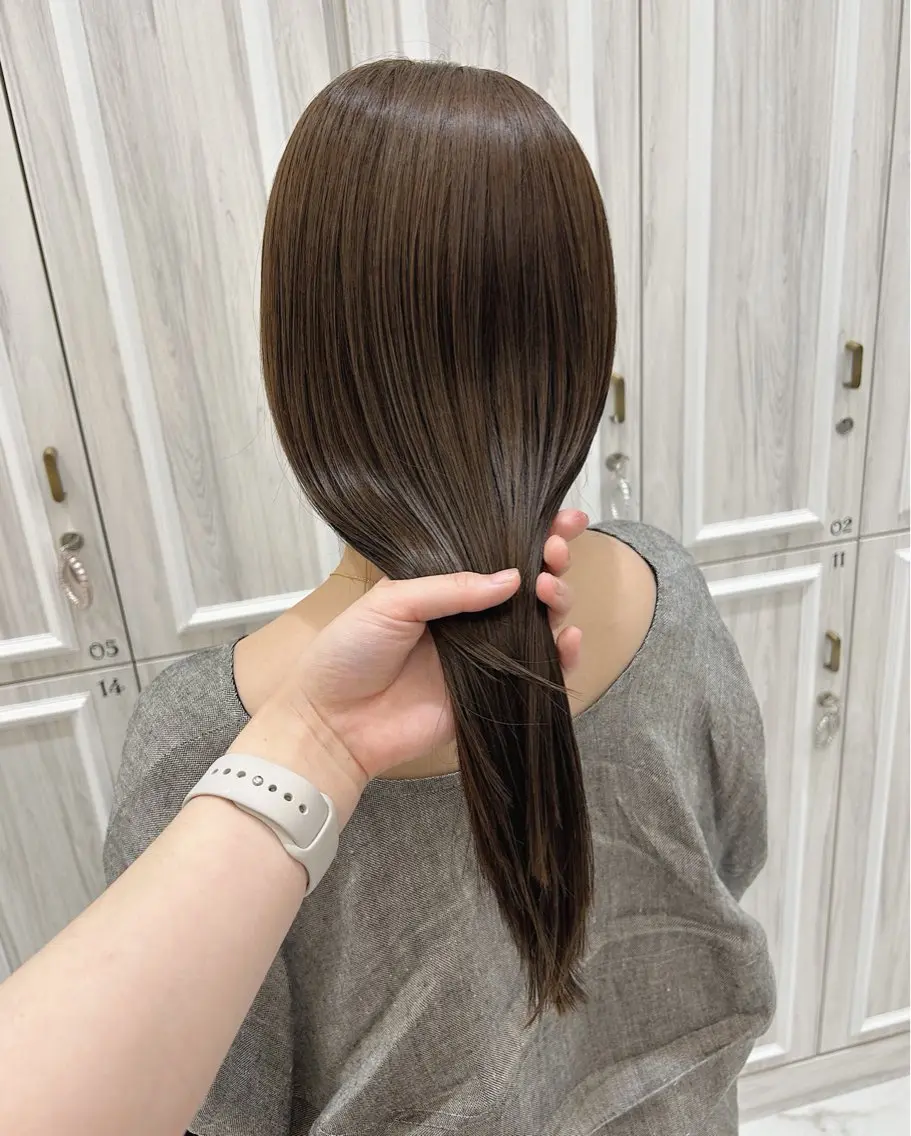 カットモデル✄﻿【レディースロング（胸下）】Aujuaシャンプートリートメント付🧴🫧の写真