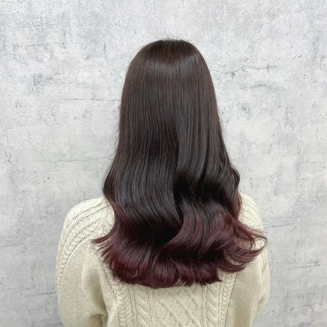 ロング カラー JUNSHIN🦋 ヘアセット／カラーのヘアスタイル
