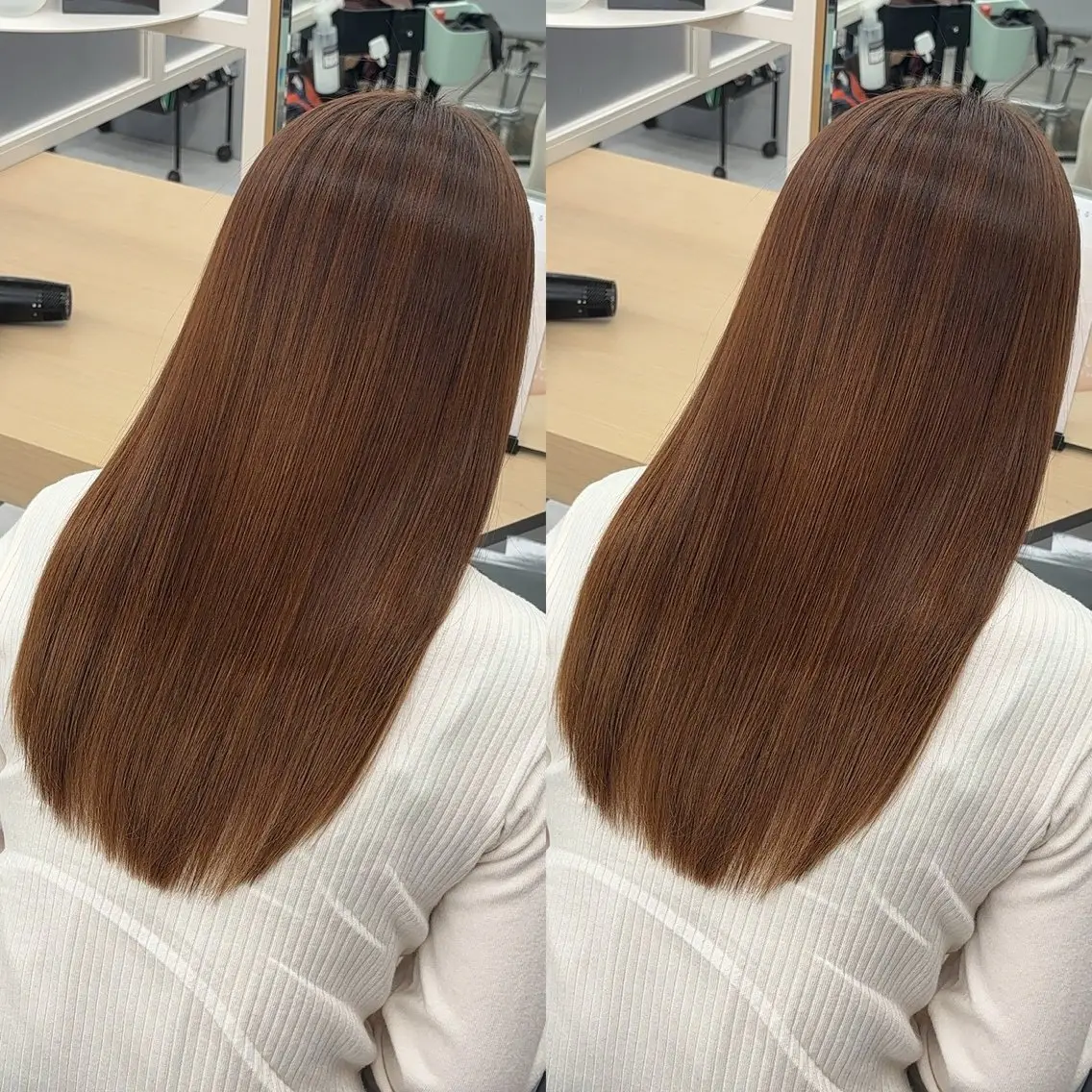 セミロング カット ヘアカラー 縮毛矯正 トリートメント 飯田橋/髪質改善/ 縮毛矯正✨しゅんすけのヘアスタイル