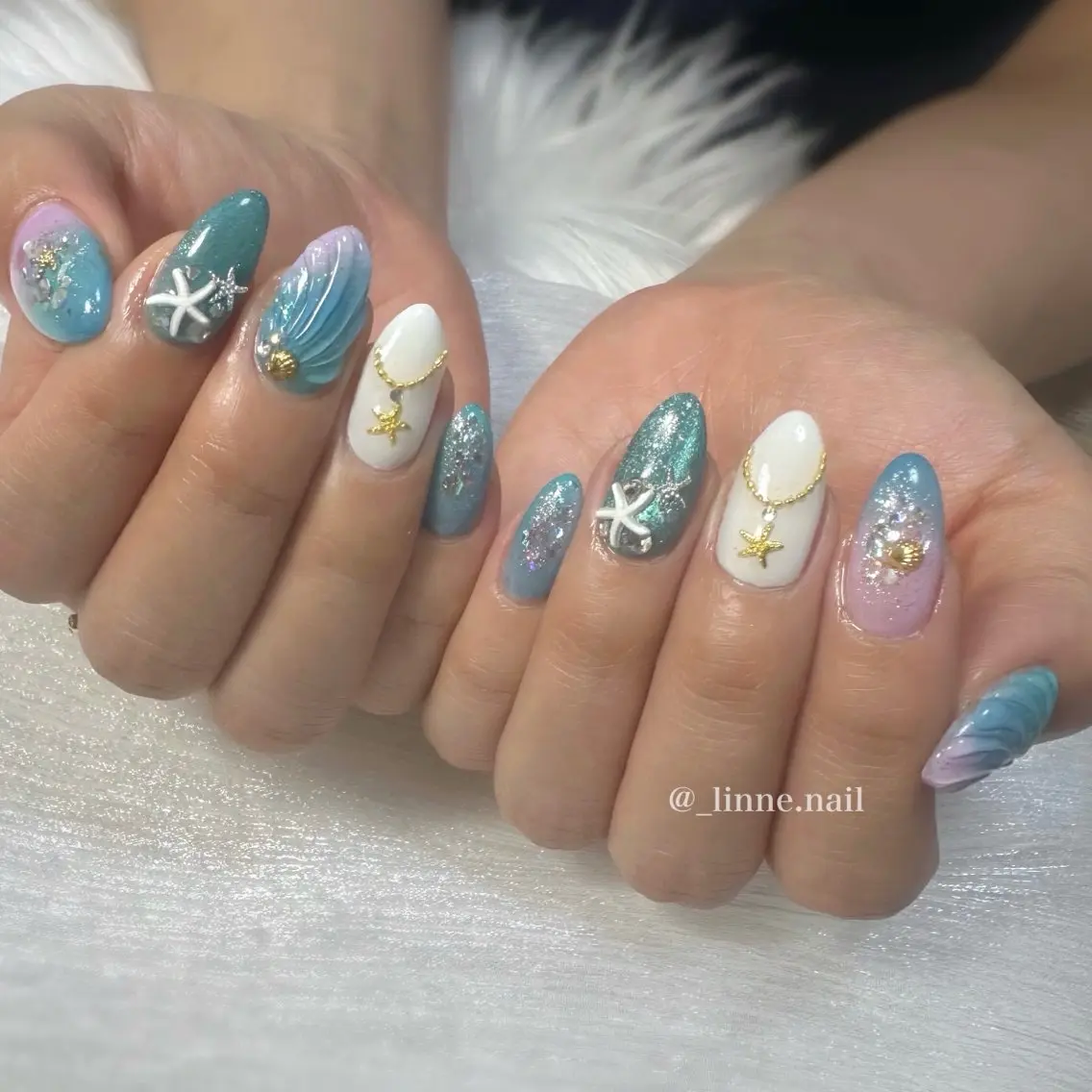 ネイル ハンドネイル nailsalon linneのネイルデザイン