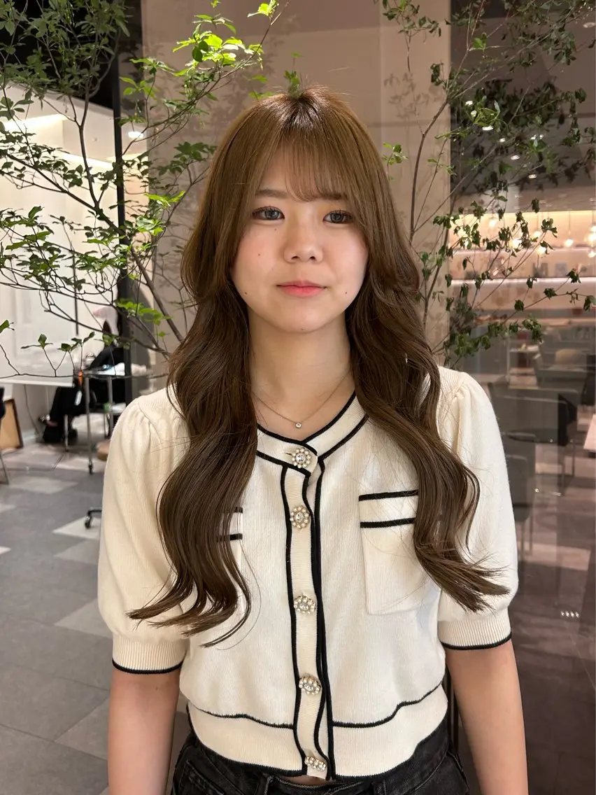 ロング レイヤーカット 中原 優美のヘアスタイル