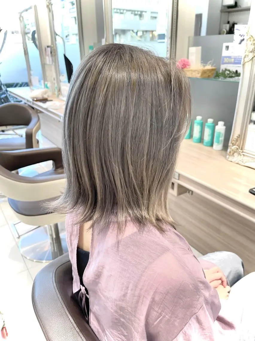 💛サラサラをキープできるブリーチ💛ケアブリーチカラー150分の写真