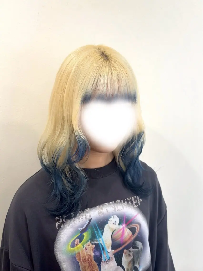 ミディアム 佐藤 亜加梨のヘアスタイル