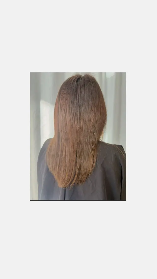 ミディアム カラー カット ヘアカラー 髪質改善🪽 森川☜ ☜ のヘアスタイル