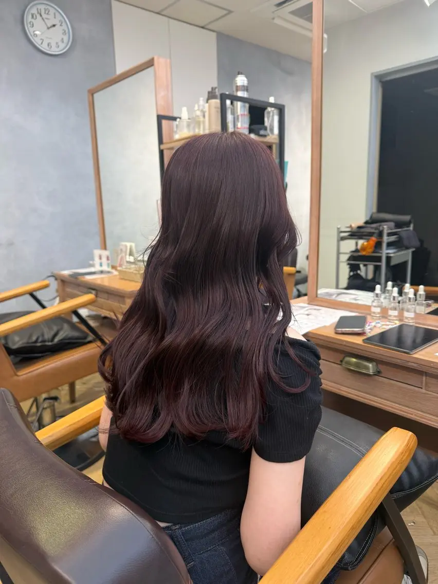 セミロング カット ヘアカラー トリートメント ヘッドスパ ·̩͙꒰ঌ miku 𓂃 𓈒𓏸 ໒꒱のヘアスタイル