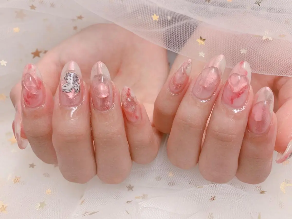 ネイル MiKi Nai池袋 長さだし得意のネイルデザイン