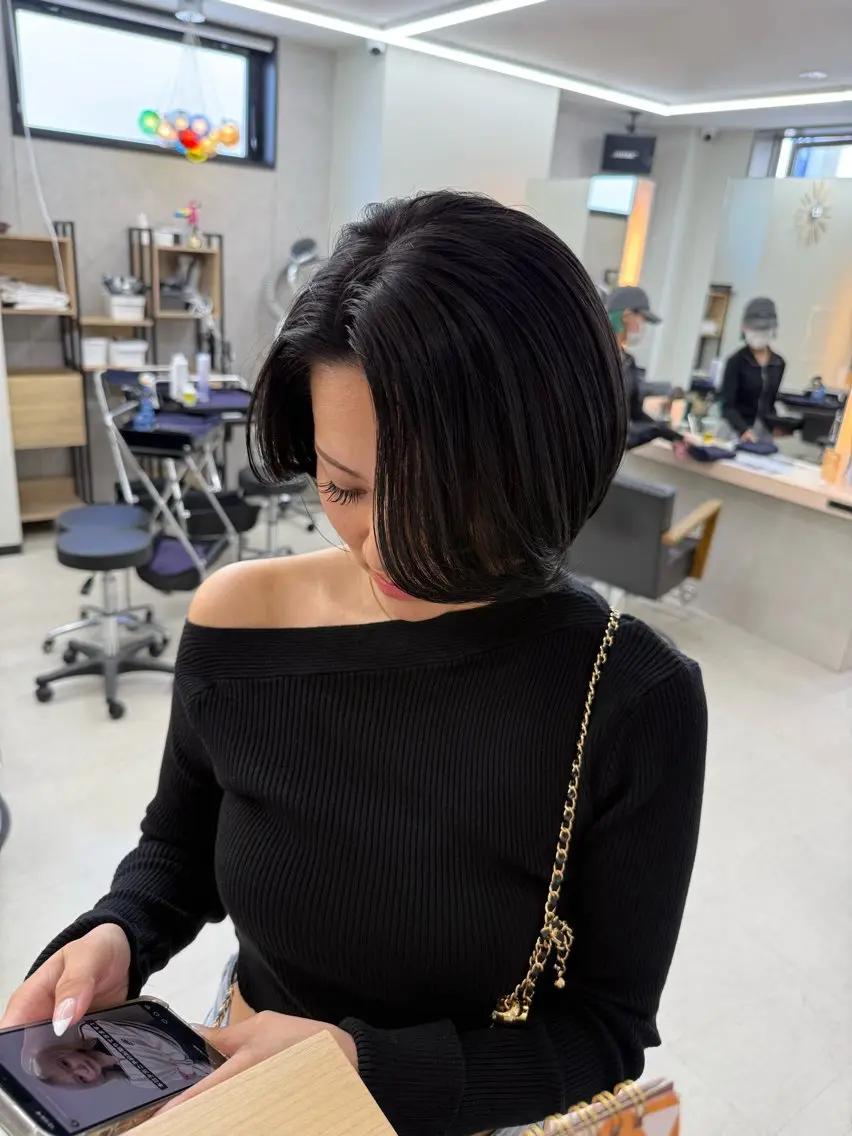 ショート カラー カット ヘアカラー トリートメント 𝐑𝐲𝐮𝐤𝐢 【店長】ALEAPのヘアスタイル