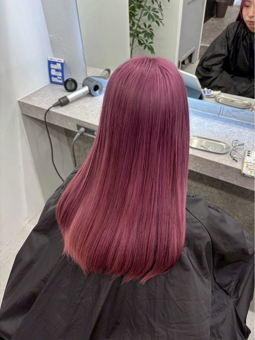 カラー haru いろあそび 八王子/ハイトーンのヘアスタイル