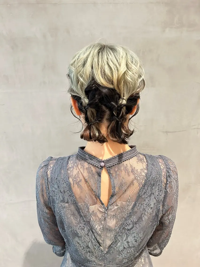 ミディアム ヘアアレンジ タナカ カナ🫧のヘアスタイル