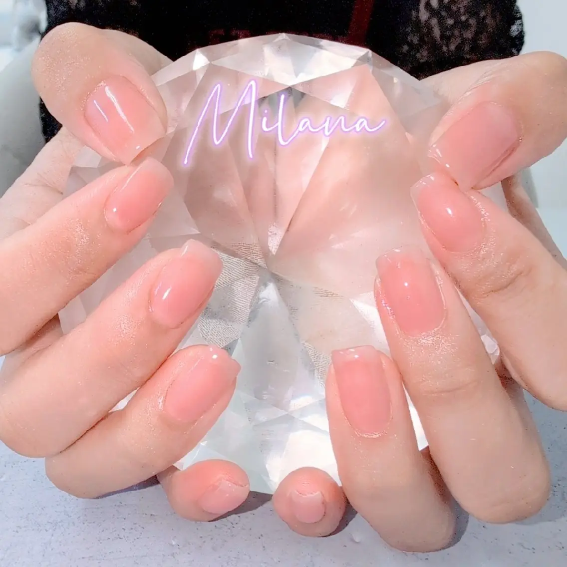 ネイル ワンカラーネイル ハンドネイル Milana 川瀬のネイルデザイン