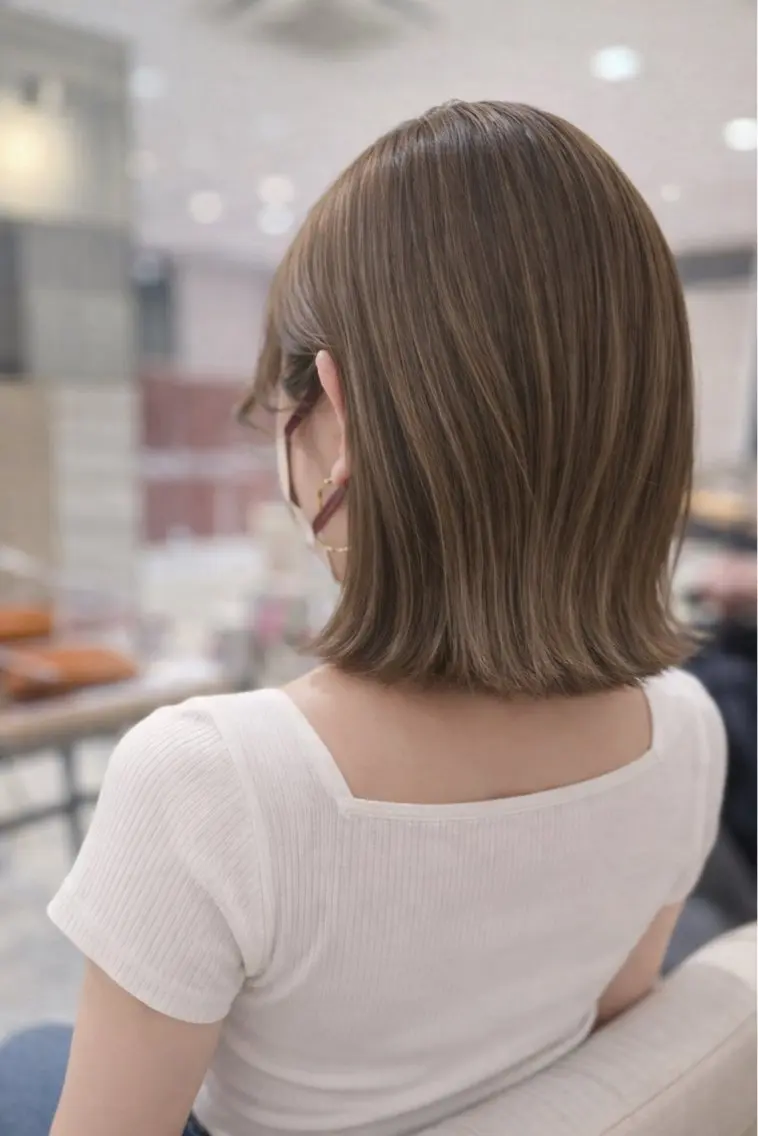 ブリーチなしダブルカラーの写真