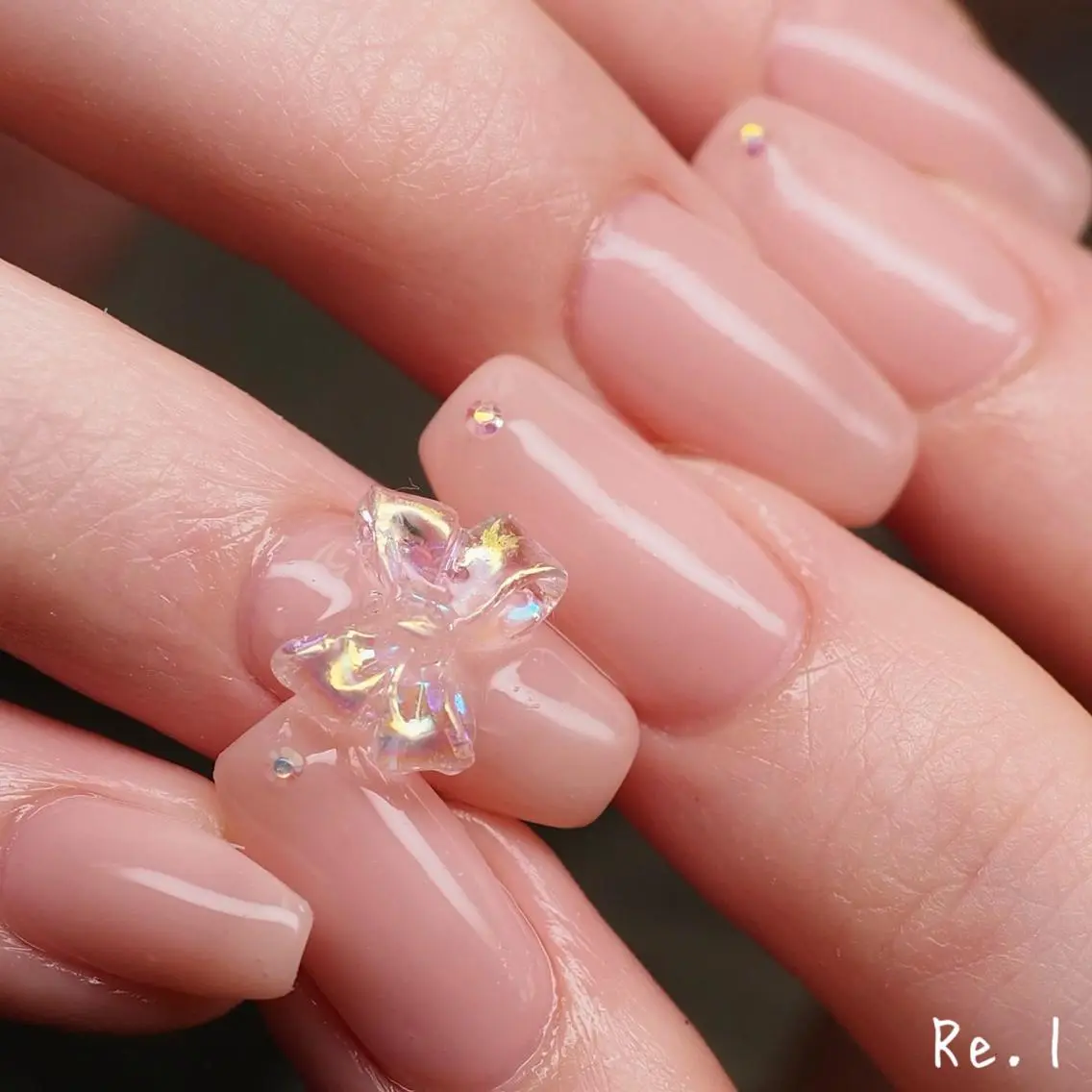 ネイル モチの良さ◉ フィルインネイル♡のネイルデザイン