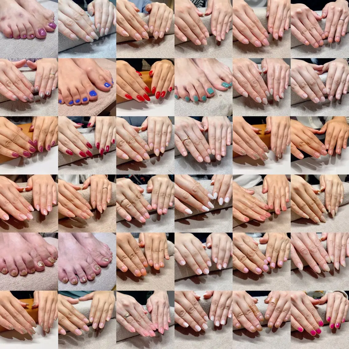 ネイル アートネイル フットネイル グラデーション ラメ(グリッター) ラメグラデーション nail今村 澪奈のネイルデザイン