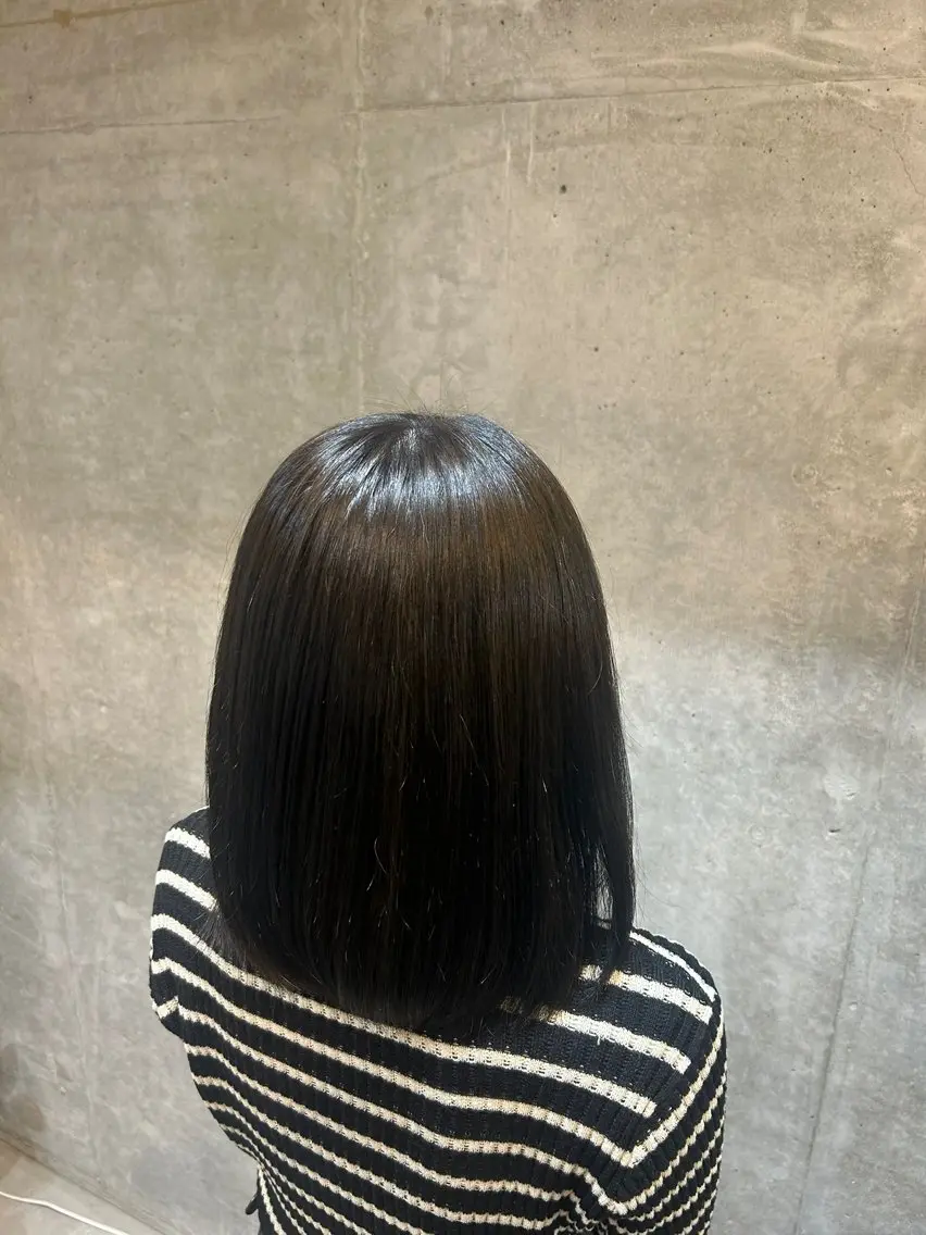 ミディアム カラー 透明感カラー Rimu / Belle新宿のヘアスタイル