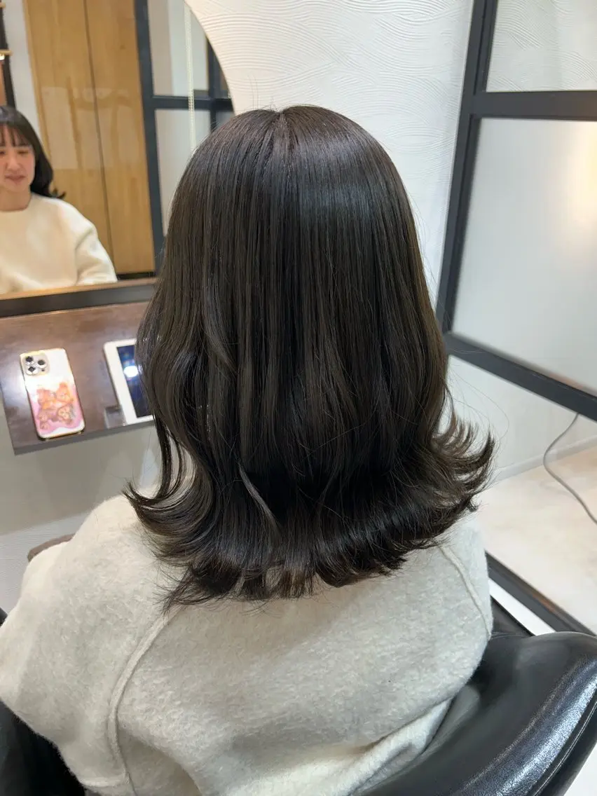 ミディアム カラー 🤍透明感/韓国風 🤍サクラギヒトミのヘアスタイル