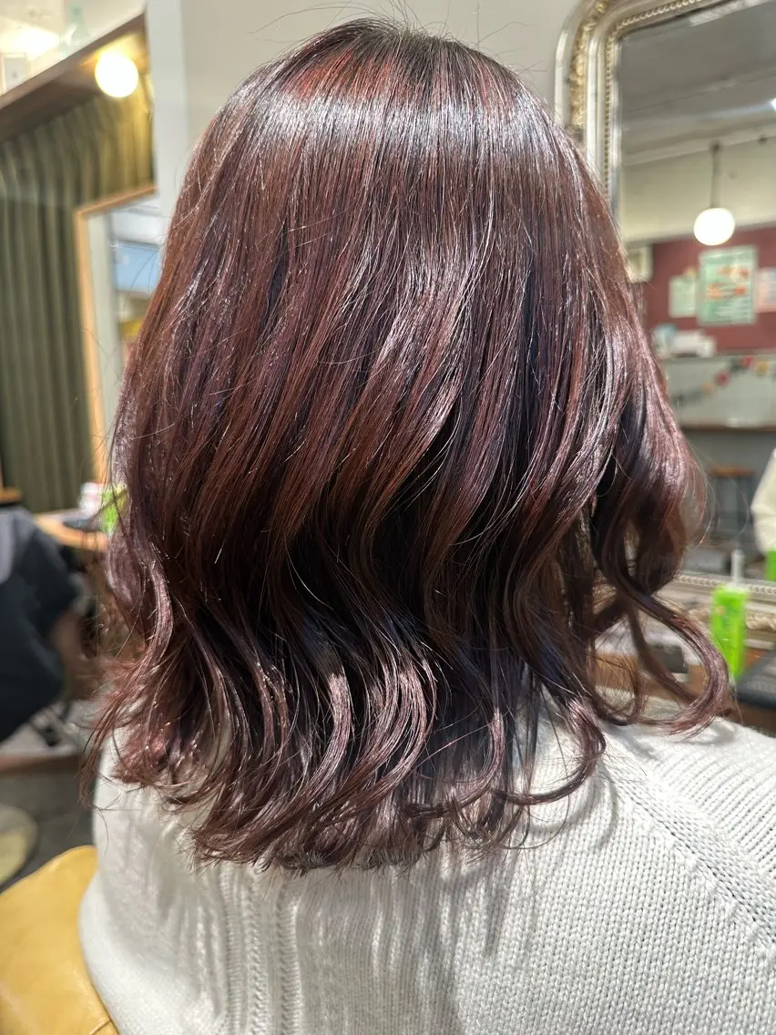 ミディアム カラー 滝口 江梨🔅のヘアスタイル