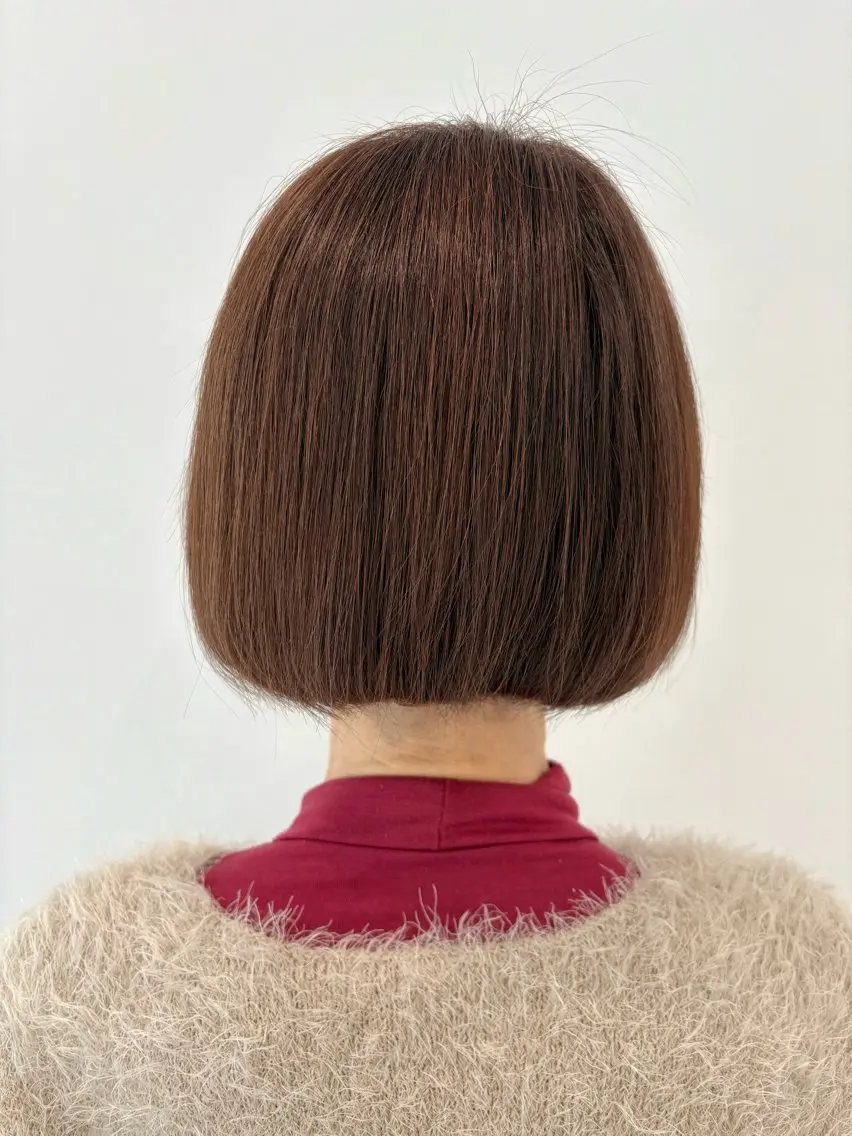 ミディアム カラー moi Blanc/ Aoyagiのヘアスタイル