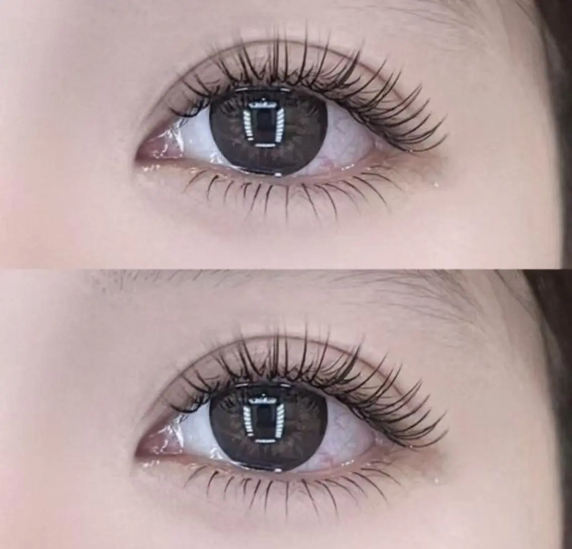 マツエク・マツパ 束感まつ毛 韓国風マツエク 下まつげエクステ ワンホンマツエク Akina&Eye lash🌼LED店のマツエク・マツパデザイン