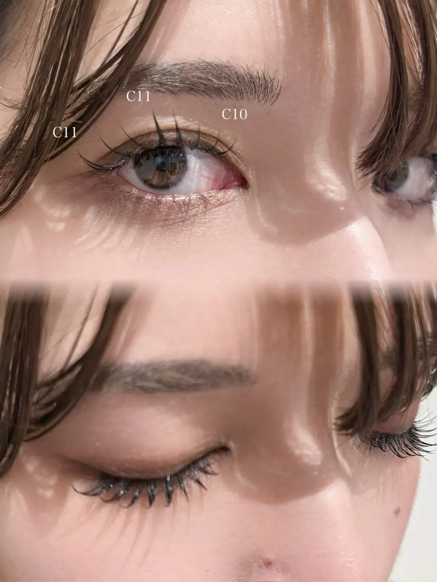 マツエク・マツパ フラットラッシュ eyelist萩元 /店長🍒のマツエク・マツパデザイン