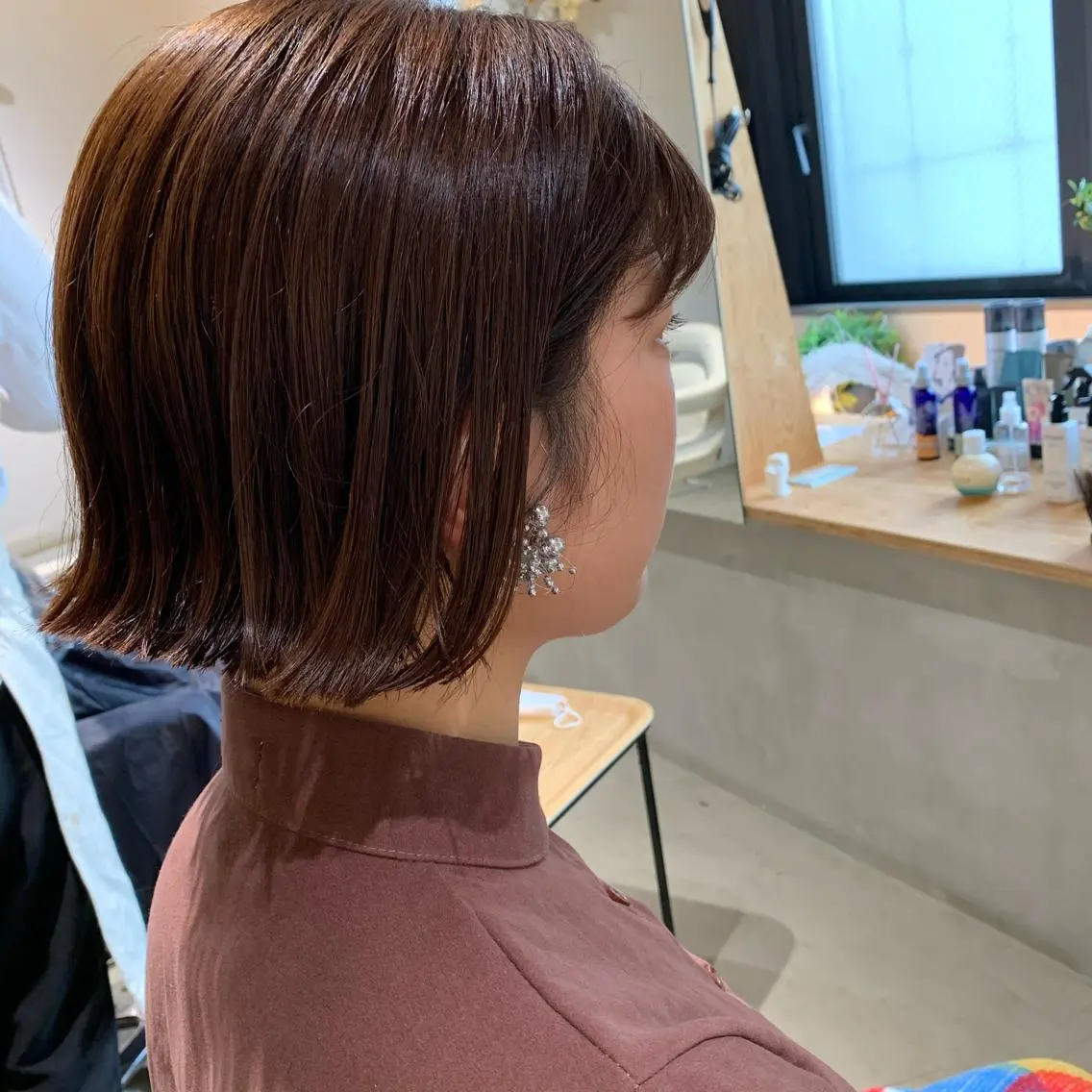ショート 🍃marina🍃 韓国ヘア/Aujuaのヘアスタイル