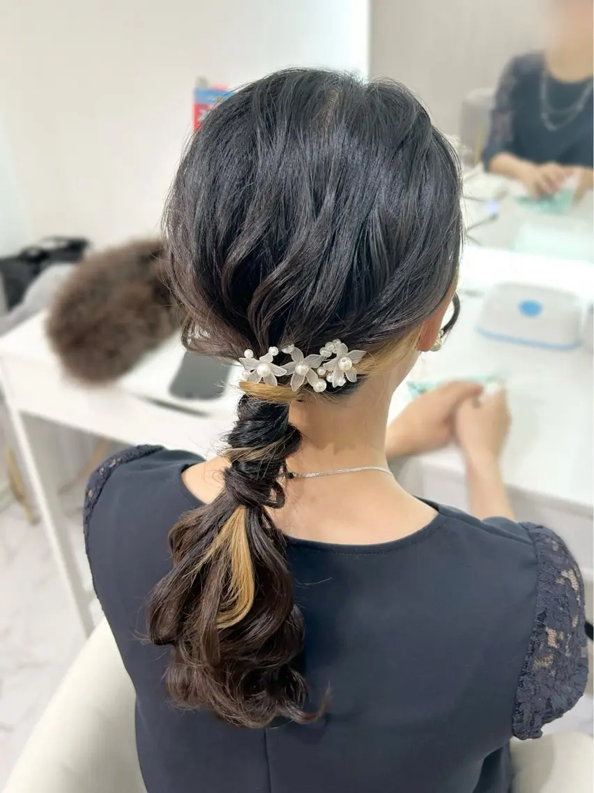 ロング ヘアアレンジ ヘアセット ヘアセット専門店 Rのその他イメージ