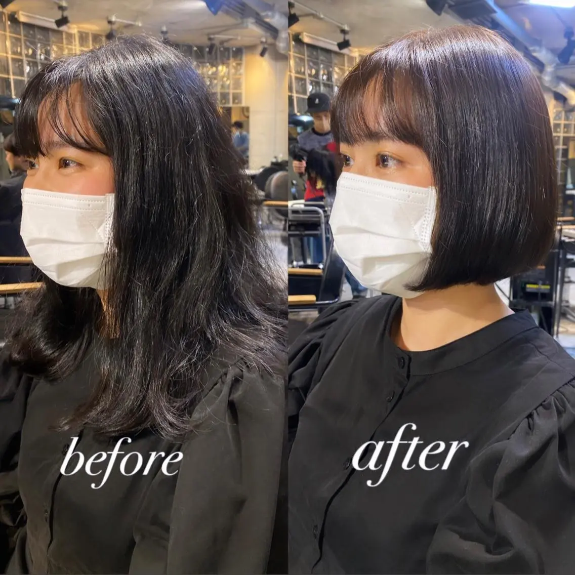 ショート ボブ 似合わせカット 大橋 美咲のヘアスタイル