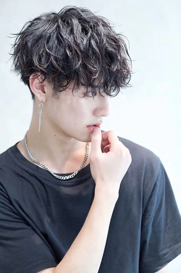 パーマ パーマ 臺 佳連のヘアスタイル