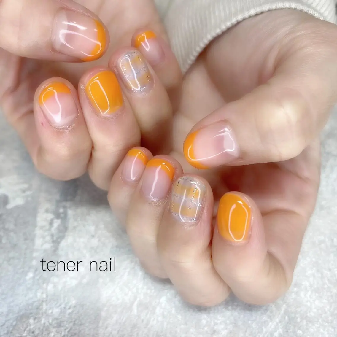 ネイル フレンチネイル テネルネイル tener nailのネイルデザイン