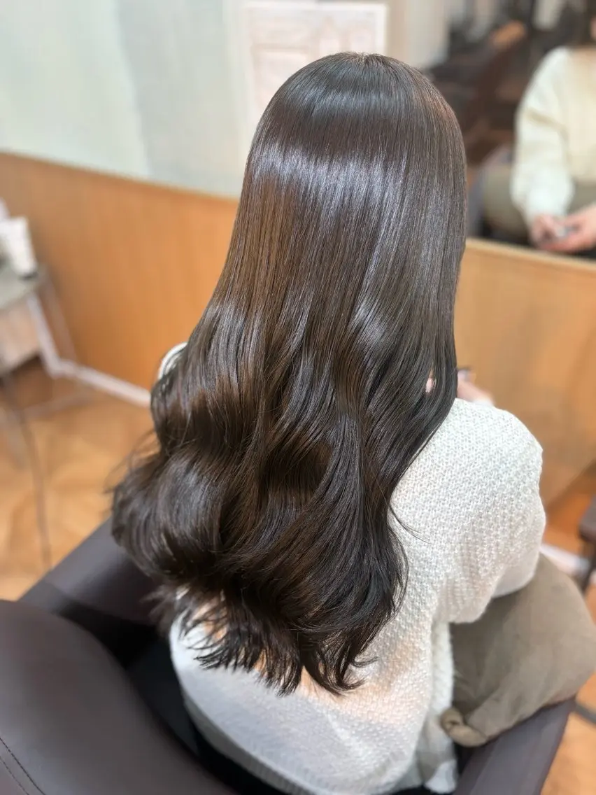 ロング カット ヘアカラー 🍒Ayana🍒 艶カラー🍒のヘアスタイル