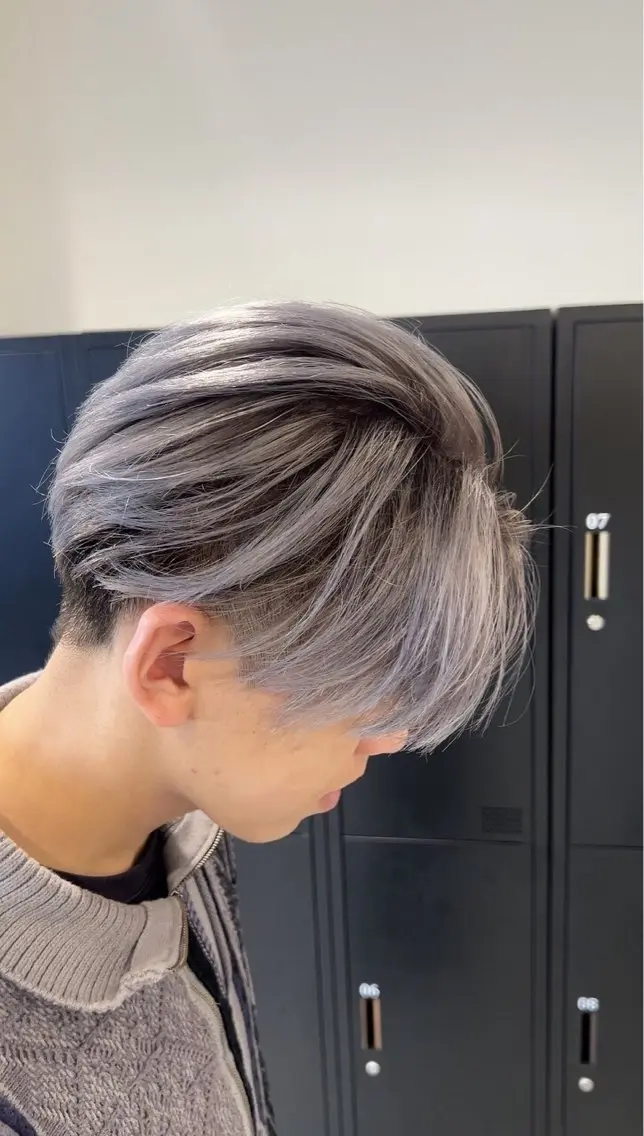 🔥メンズシャドウルーツ＋カット（ブリーチ一回）の写真