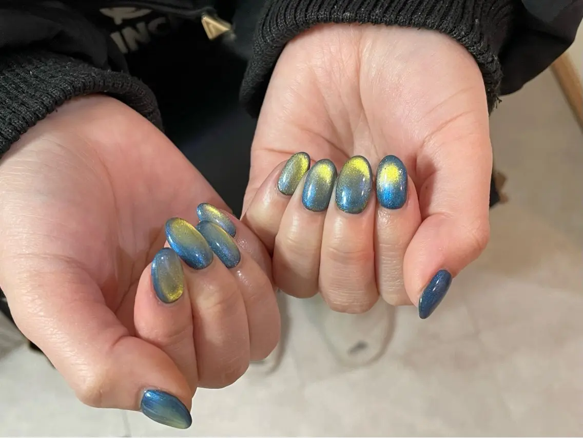 ネイル ジェルネイル メンズネイル パラジェル 春ネイル ワンホンネイル kikinail 溝の口のネイルデザイン