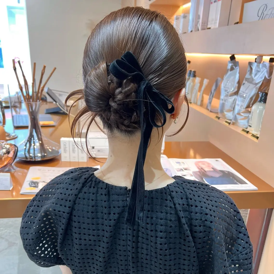 セミロング ヘアアレンジ ヘアセット ✨カチモリ✨レイヤー 韓国ヘア🇰🇷ゆいのヘアスタイル