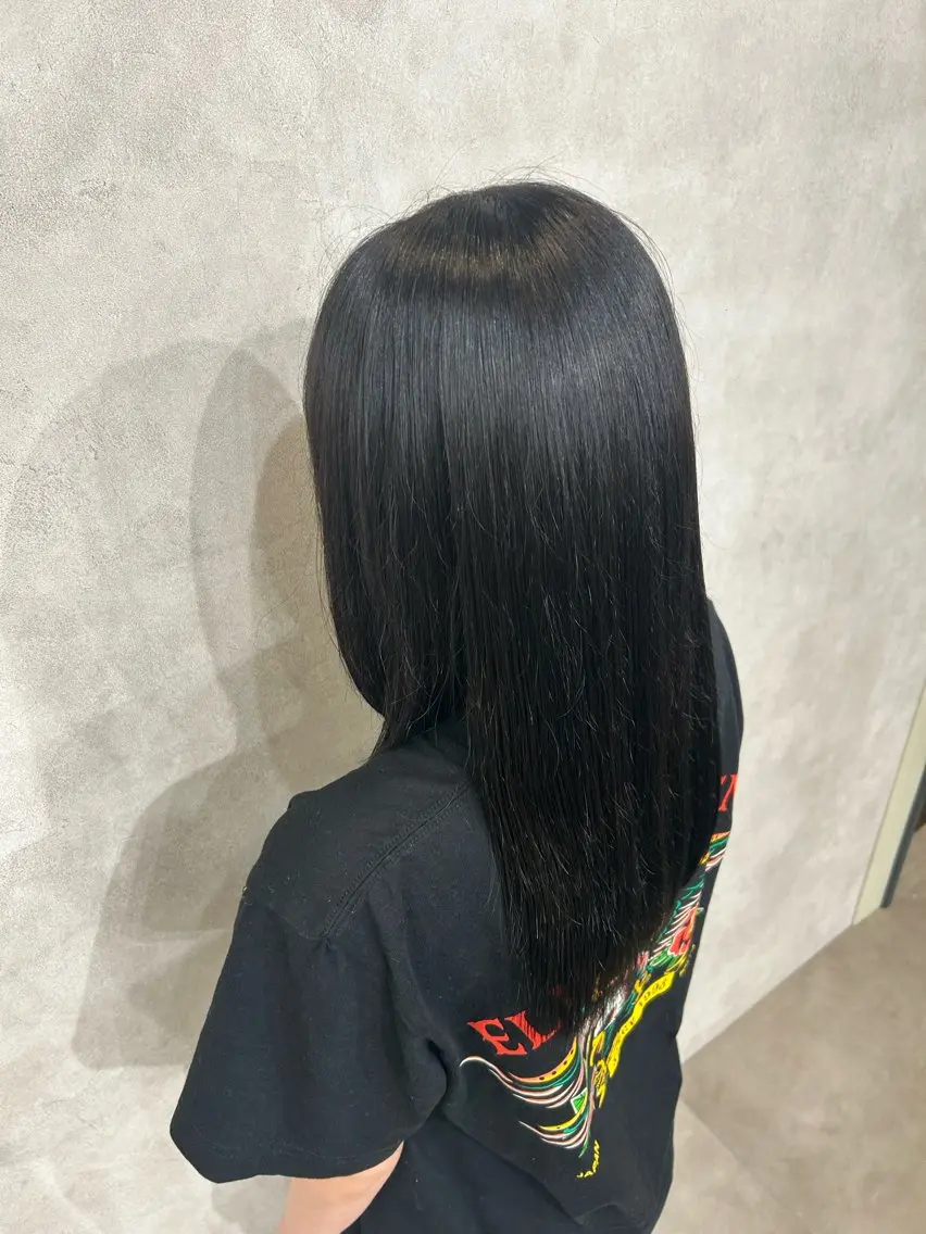 ロング 上島 愛永のヘアスタイル