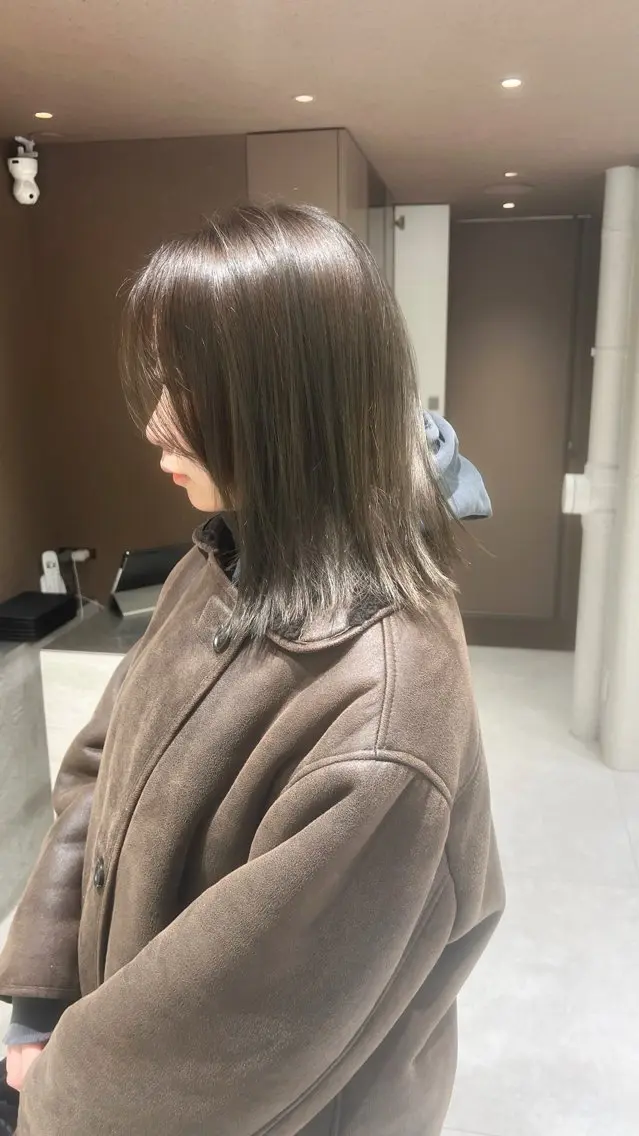 ショート ボブ rino🤍 恵比寿レイヤーカットのヘアスタイル