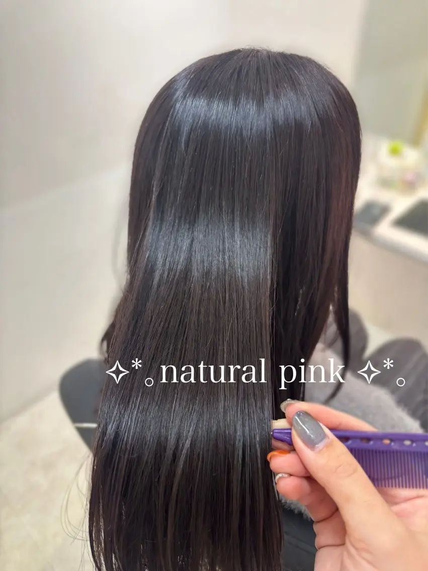 ロング 縮毛矯正 トリートメント 艶カラー/縮毛矯正 asukaのヘアスタイル