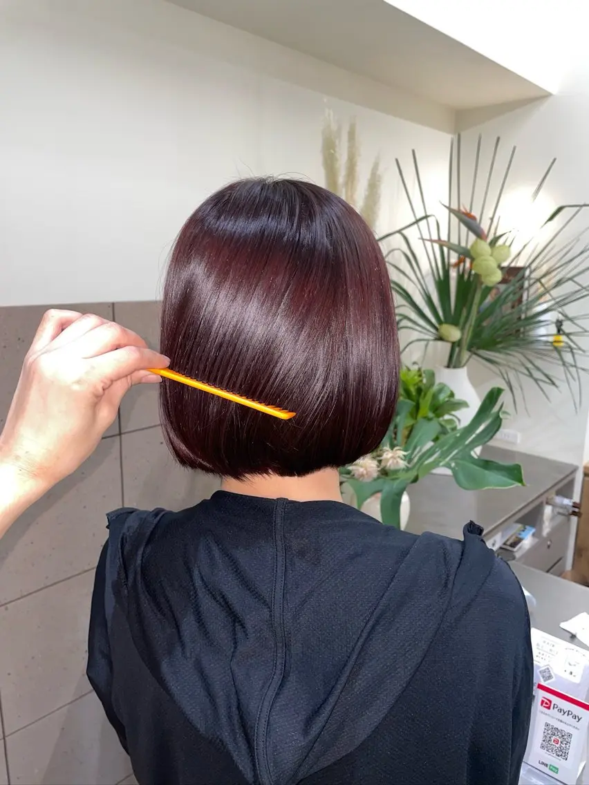 ミディアム カラー ヘアカラー JURI /HUIのヘアスタイル