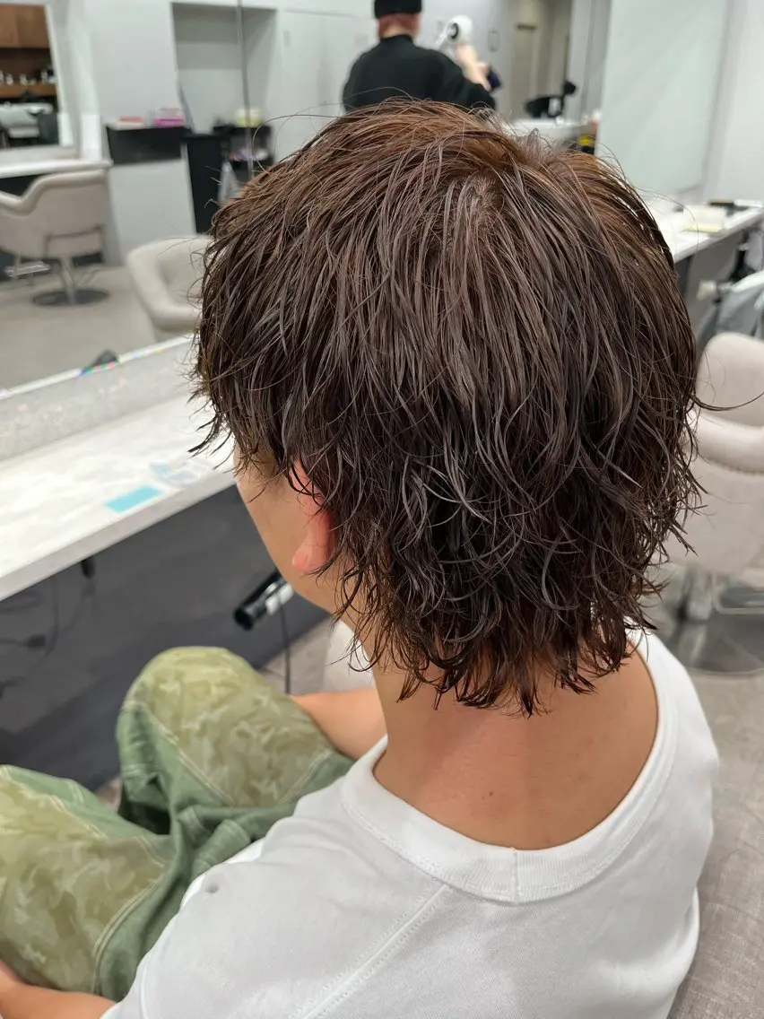 カラー パーマ メンズ 🍐シャドウパーマ メンズ特化/守岡🍐のヘアスタイル