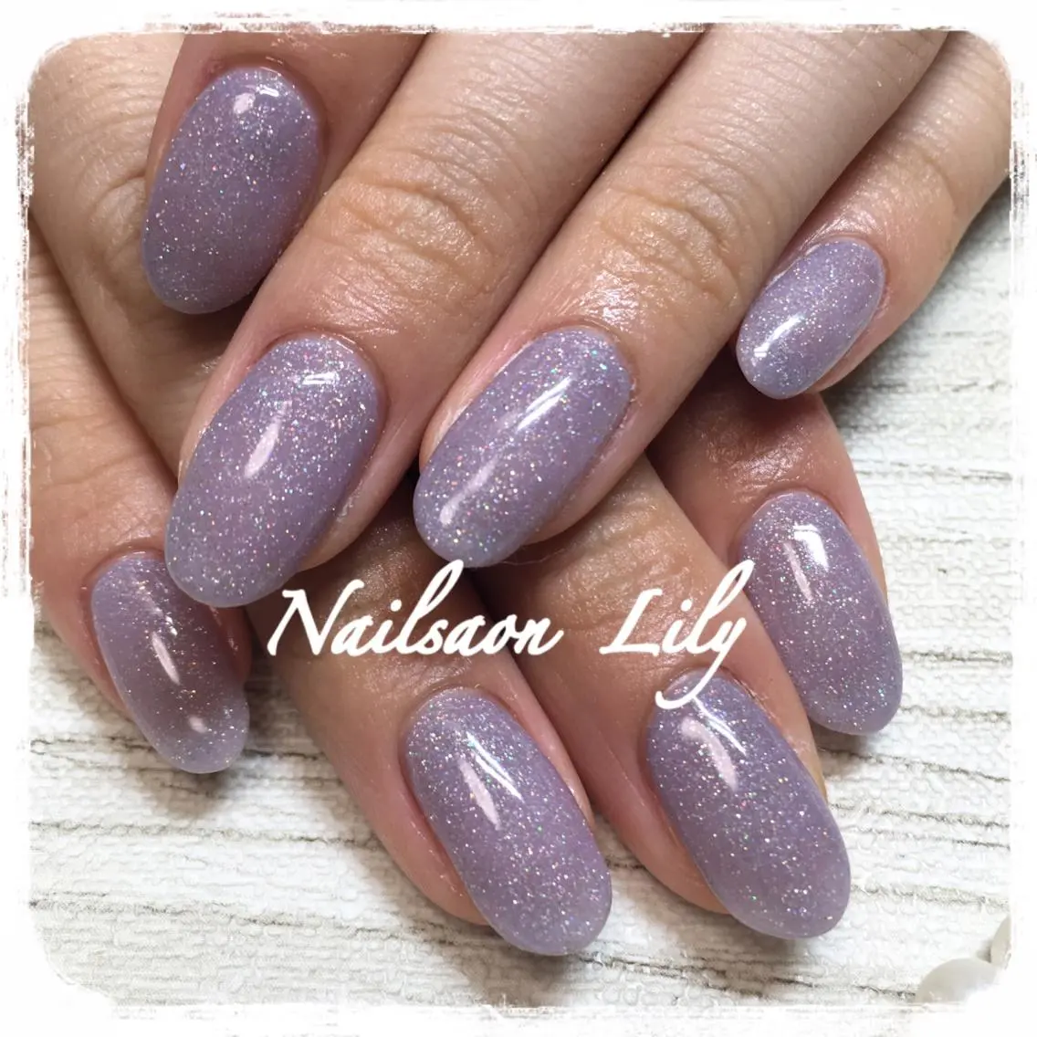 ネイル ワンカラーネイル Lily*nail 🌻Mii🌻のネイルデザイン