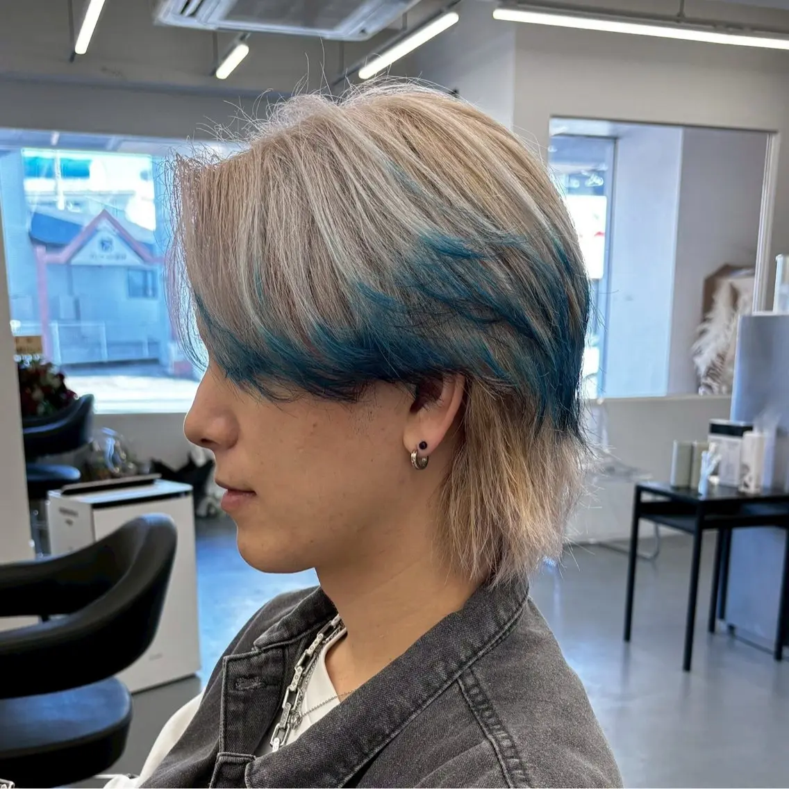 ミディアム カラー メンズ カット ヘアカラー &Maison. MICHIYAのヘアスタイル