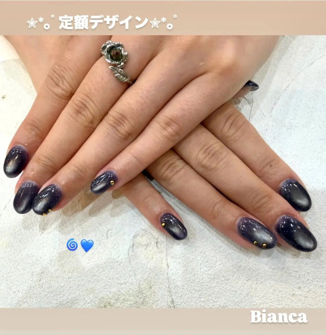 ネイル 氷ネイル・うるうるネイル Bianca✮* 阿佐ヶ谷✮*RIOのネイルデザイン