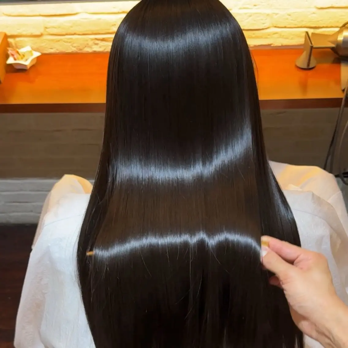 ロング 髪質改善 トリートメント 縮毛矯正 トリートメント tet 店長 RIKITOのヘアスタイル