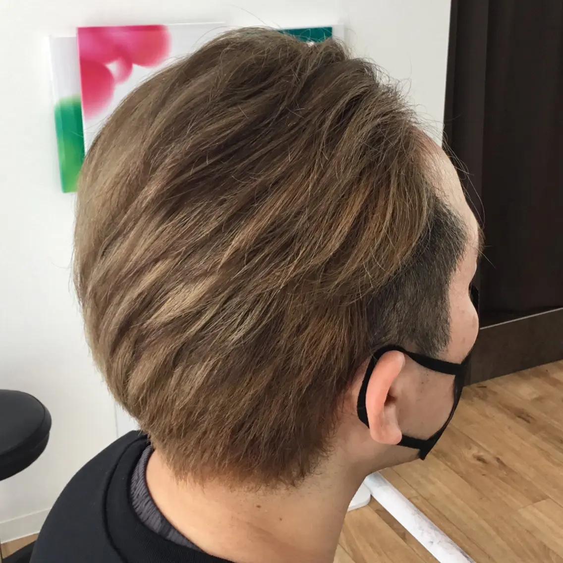 ショート カラー メンズ カット ヘアカラー 滝口 瑞季のヘアスタイル
