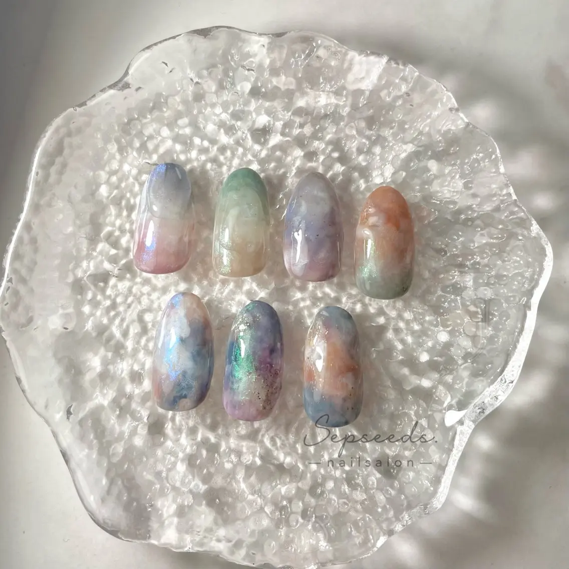 ️🩵初回️🩵【ニュアンスも‼️個性派さんも💅✨】お持ち込みデザイン*アート6本~の写真