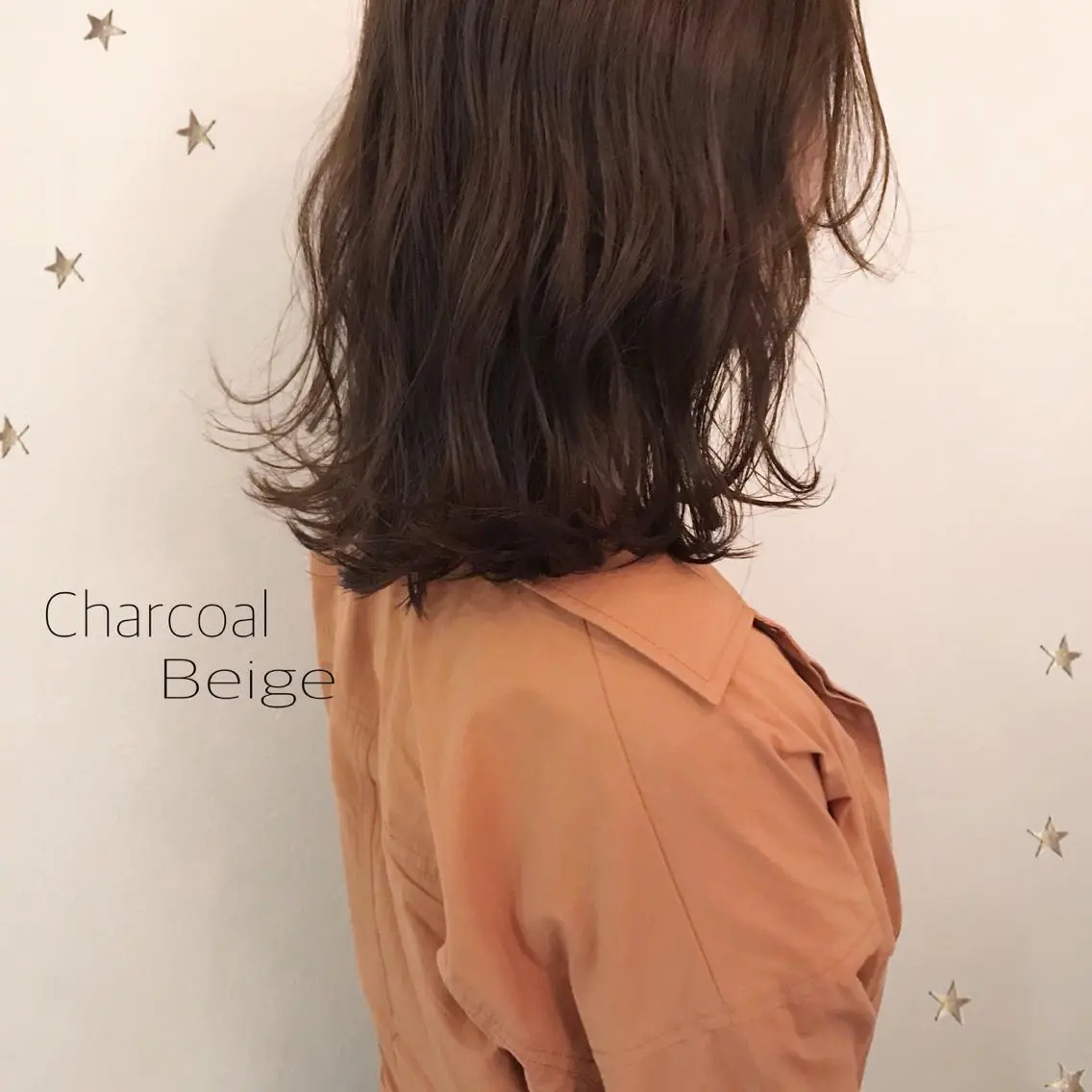 ミディアム カラー 市川 千夏のヘアスタイル