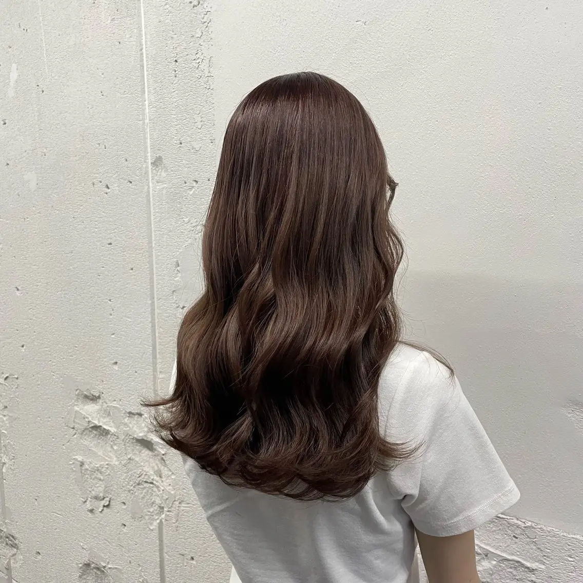 セミロング カラー シールエクステ バレイヤージュ ミストバング ブラウンカラー ショコラブラウン ヘアカラー トリートメント 🧡艶髪/エクステ 🫧🧡YUKI❄️のヘアスタイル