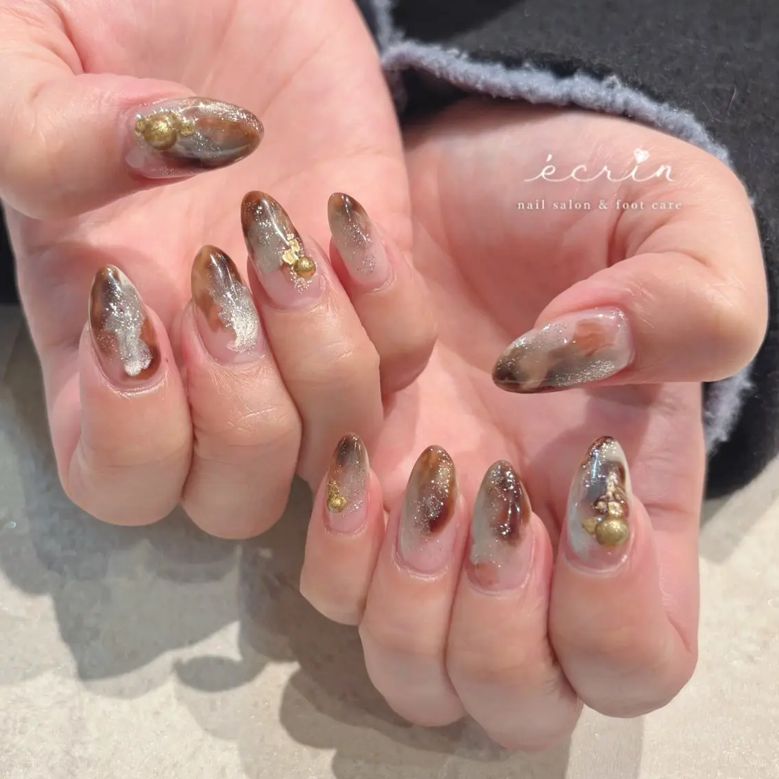ネイル ニュアンスネイル ecrin エクラン Haruka🌼のネイルデザイン