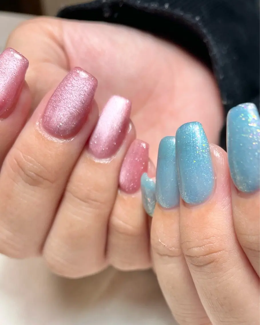 ネイル マグネットネイル ハンドネイル nail salon Cottonのネイルデザイン