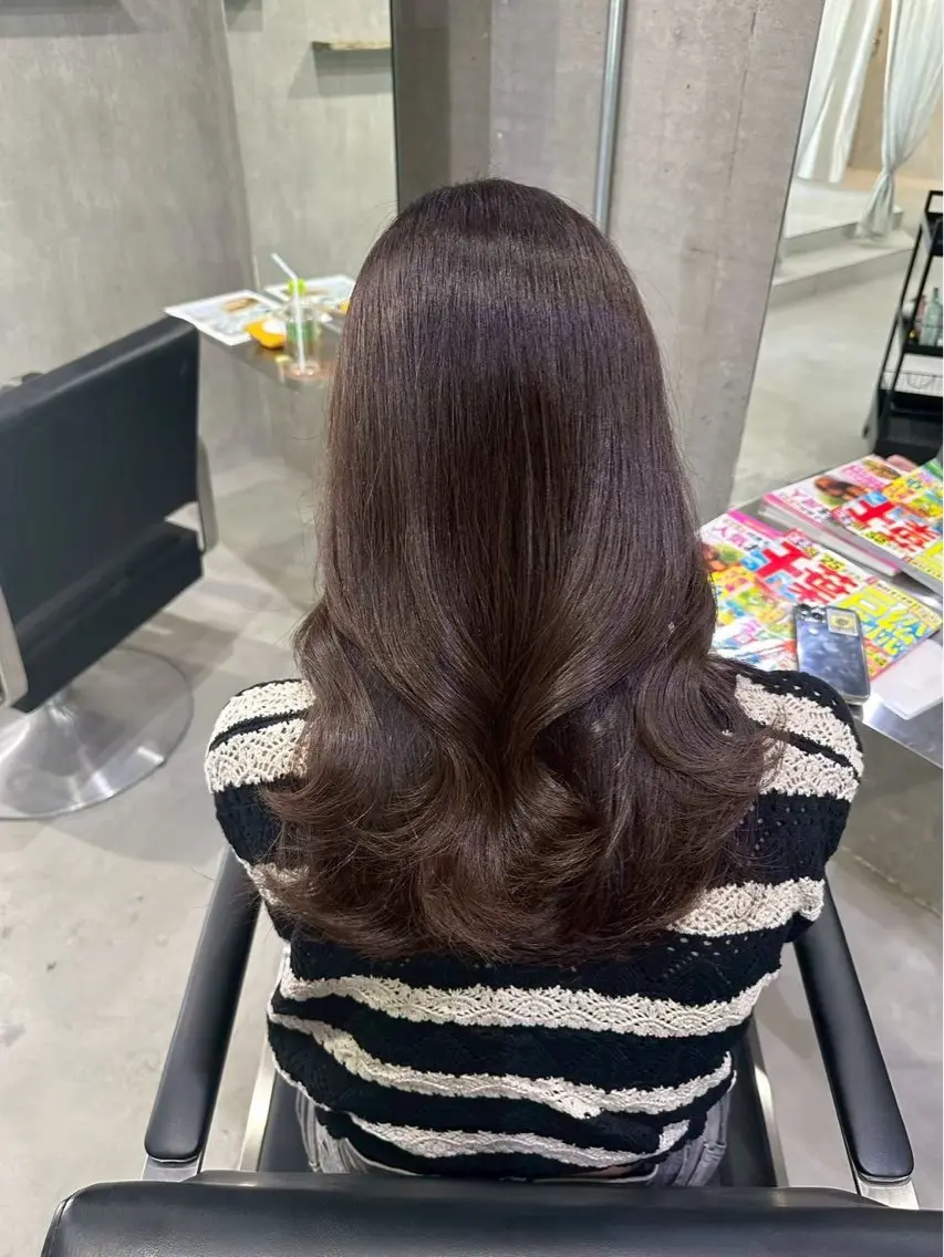 透明感カラー+バイカルテトリートメント5ステップの写真