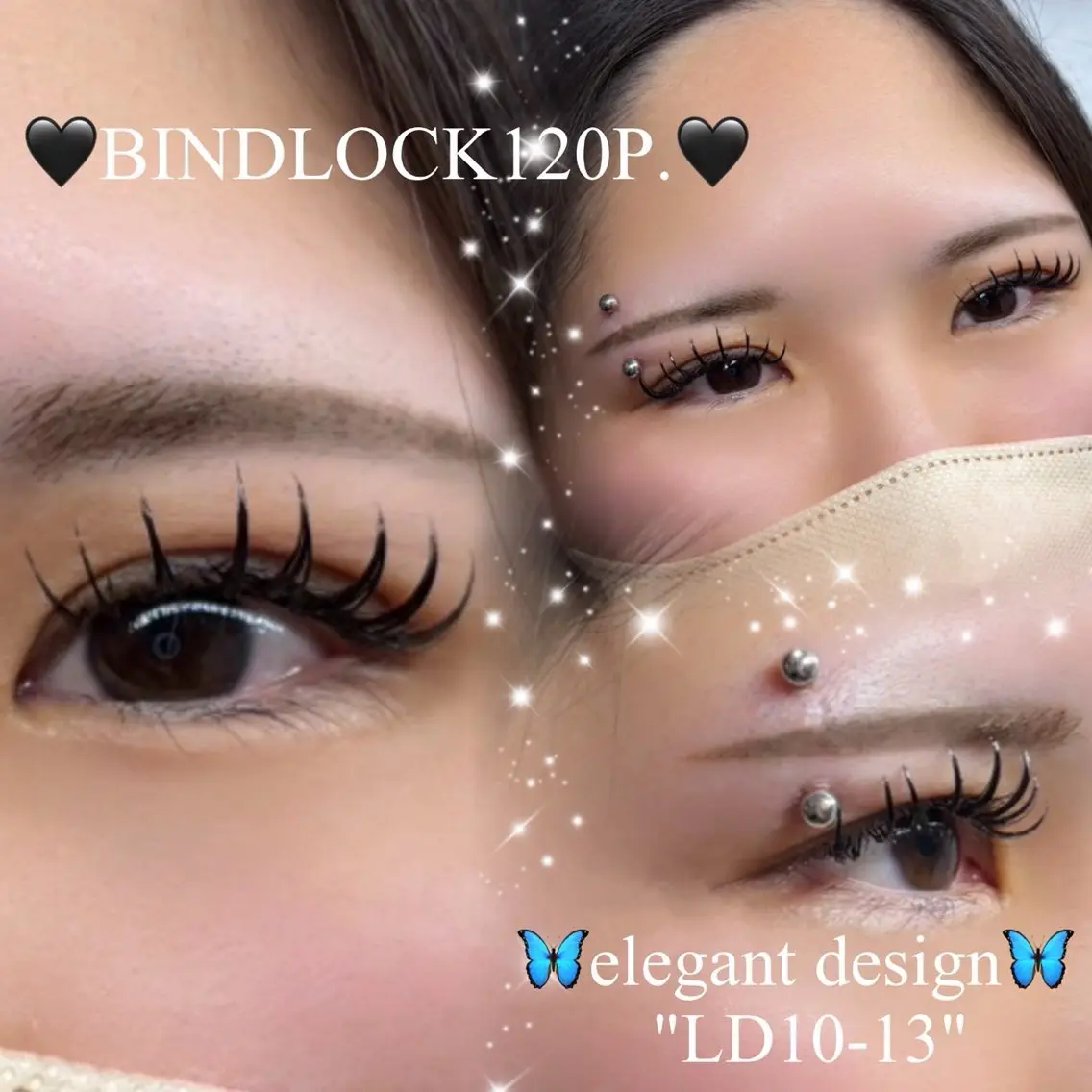 マツエク・マツパ バインドロック Dカール NAVYeye / aira🧸の眉毛・アイブロウイメージ